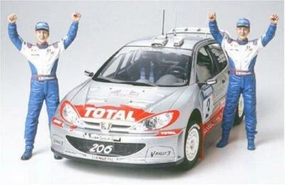 Tamiya 1/24 Peugeot 206 WRC 02 Winner specifiche con figura dal Giappone 1395 - Immagine 1 di 4