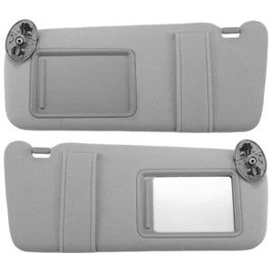 Pair Sun Visor Left & Right Side Without Sunroof Gray For Toyota Camry 2007-2011 - Picture 1 of 8