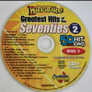 CHARTBUSTER SEVENTIES HITS KARAOKE CDG DISC MUSIC CD 5036-03 1970s oldies rock - Bild 1 von 1