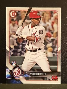 2018 Bowman #6 Victor Robles RC NATIONALS  - Picture 1 of 2