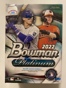 2022 Bowman Platinum Blaster Box Baseball 8 packs of 4 cards Sealed (Brand New) - Picture 1 of 13