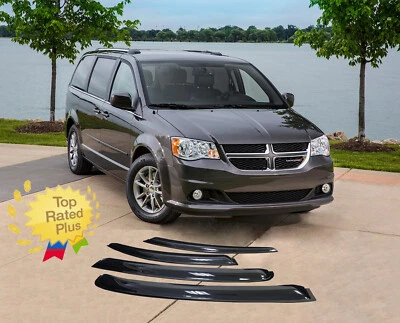 Window Visors Deflectors Fits for Grand Caravan Town & Country 2008-2020(4pcs). - Image 1 of 4