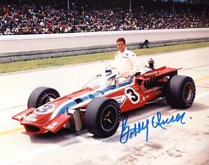 Authentic Autographed Bobby Unser Indianapolis 500 IndyCar 8x10 Photo