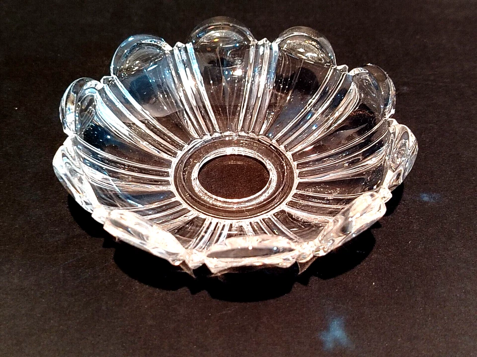 RCR BOBECHE IN CRISTALLO, TRASPARENTE, Ø 100 mm, FORO Ø 20 mm, PER LAMPADARI