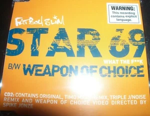 Fatboy Slim Star 69 (What The F**k) / Weapon Of Choice CD #2 - Single – Like New - Picture 1 of 1