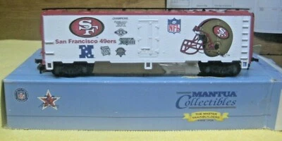 Ho Scale NFL SAN FRANCISCO 49ers Reefer Car MANTUA COLLECTIBLE New in Box - Image 1 of 3