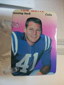1970 Topps Super Glossy #3 - Tom Matte - Baltimore Colts 70-005 - Picture 1 of 2