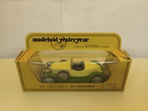 Y-14 1931 Stutz Bearcat, Matchbox Models Of Yesteryear, Vintage. Green & Cream - Picture 1 of 5