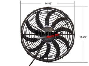 VENTILADOR EXTRACTOR ELÉCTRICO SPAL 30102042 14" VA08-AP71/66-53A - Imagen 1 de 1