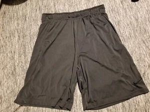 Nike Herren Große L Grau Dryfit Shorts Basketball Training  - Bild 1 von 4