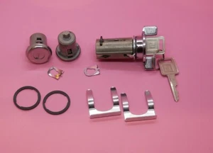 1972 thru 1977 Vega Chevy ignition cylinder 2 door locks 2 GM keys - Picture 1 of 4