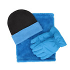 NEW Mountain Warehouse Kids Ski Accessories Set Gloves Hat Scarf Gaiter Blue