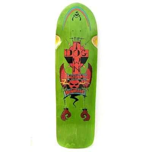 DOGTOWN SKATES DOMINATE SKATEBOARD DECK 9" X 31.875" GREEN STAIN - Picture 1 of 1