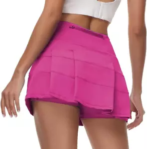 Women'S Tennis Skirts High Waisted Athletic Golf Skorts with Pockets Skirts for - Picture 1 of 31
