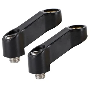 Motorcycle Plastic Mirror Extender-Riser-Extension Black 10mm - M10x1.5 For BMW/ - Picture 1 of 8