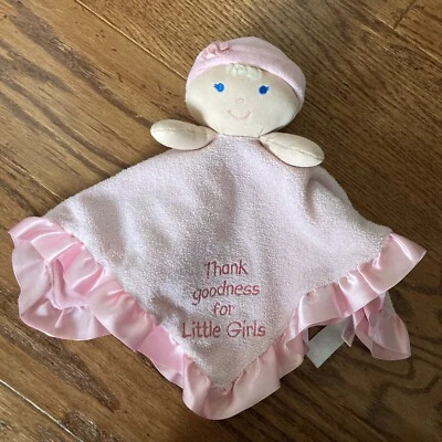 Kids Preferred Lovey Girl Security Blanket Thank Goodness for Little Girls Doll - Image 1 of 4