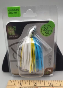 NEW Googan Squad Grass Hero Swim Jig 1/4 Oz Sexy Shad - Picture 1 of 2