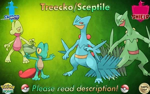 ⚔️Scudo Spada Pokémon Shiny Treecko 6IV🛡️Scudo Spada Pokémon CASA (💯Legale) - Foto 1 di 26