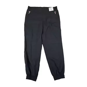 NWT Tommy Hilfiger THFLEX Men's Stretch Pull-on Jogger Pants Black Zip Pockets - Picture 1 of 15