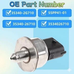 35340-26710 New Fuel Rail Pressure Sensor For Hyundai Santa Fe/Sonata/Sorento - Picture 1 of 16