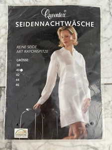 Damen- Seidennachthemd, Gr. 40. 100% reine Seide in Champagner-Farbe - Bild 1 von 10