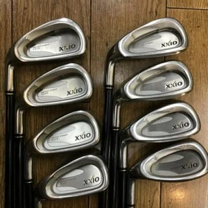 DUNLOP XXIO MP200 Left-handed 4-AW 8PC R-FLEX IRONS SET GOLF CLUBS JAPAN MODEL - Picture 1 of 4