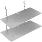  2 Pcs Pegboard Shelf Brackets Display Stands For Selling Nail