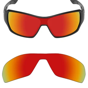 hdhut POLARIZED Replacement Lenses for-Oakley Offshoot Sunglasses Fire Red - Picture 1 of 6