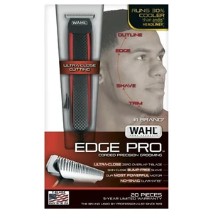 Recortadora Wahl EDGE PRO CON CABLE PRECISIÓN ASEO CUCHILLA EN T AJUSTE BORDE AFEITADO - Imagen 1 de 7