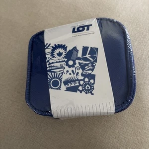 Nuovo POLISH AIRLINES BORSA AMENITY CALZA TOILETTE MASCHERA ORECCHIE OCCHI PORTA SPAZZOLINO PRI - Foto 1 di 5