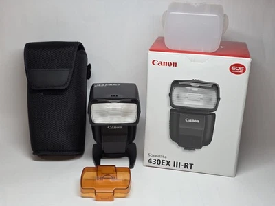 Canon Blitzgeräte Speedlite 430 EX III-RT Blitzgerät, in neuwertigen Zustand - Bild 1 von 4