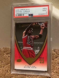 2008 Upper Deck Jordan Legacy Michael Jordan MJ #632 Card PSA 9 POP 3 NO^  10 - Picture 1 of 1