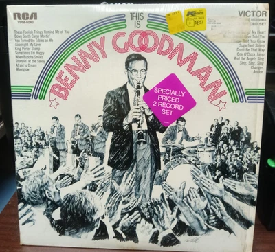 This Is Benny Goodman 2 Lp RCA VPM-6040 VG WITH SHRINK WRAP - Image 1 of 2