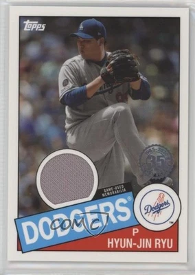 2020 Topps 1985 Topps Baseball Relics Hyun-Jin Ryu #85R-HR - Image 1 of 2