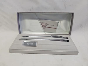 CROSS SET SILVER PEN - Picture 1 of 4