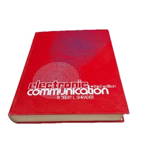 1975 Electronic Communication Third Edition By Robert L. Shrader Hardcover - Bild 1 von 4