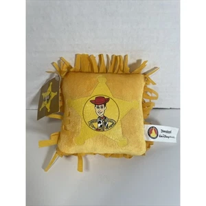 NUEVO CON ETIQUETAS Walt Disney World Pixar Toy Story Woody Square Sheriff Cojín Peluche - Imagen 1 de 12