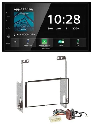 Kenwood Bluetooth MP3 DAB USB 2DIN Autoradio für Nissan X-Trail 2007-2014 - Bild 1 von 4