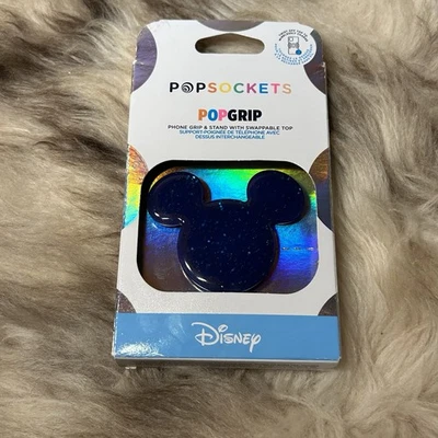 ¡Nuevo! Empuñadura y soporte para teléfono PopSockets PopGrip - azul brillante Mickey Mouse Foto 1 de 4