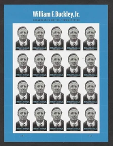 #6032 William F. Buckley, Jr.-Forever 2025 Sheet of 20 MNH - Picture 1 of 2