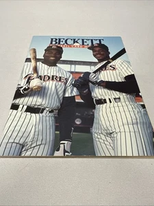 August 1991 Beckett Baseballkarte monatlich #77 Fred McGriff & Tony Gwynn Padres - Bild 1 von 5