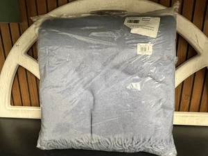 Williams Sonoma European Solid GRAND Cashmere Überwurf Decke Chambray 72 x 80 NEU - Bild 1 von 7
