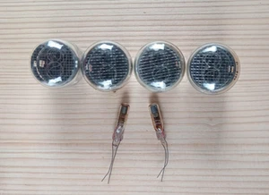 4 X IN-4 and 2 X INS-1  Neon Bulbs "dot" Soviet Nixies 4pcs. New. 100% Tested. - Picture 1 of 7