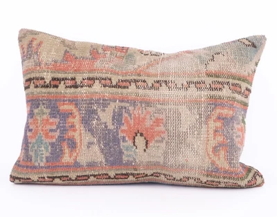 Jute Cushion Cover Home Deco Vintage Throw Case Square Kilim Pillow Handmade - Image 1 of 4