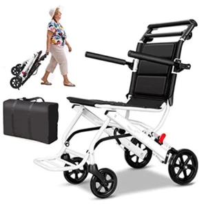 UU-ZHANG (only 15lb) Super Lightweight Transport Wheelchair. Easy to Travel, ... - Picture 1 of 2