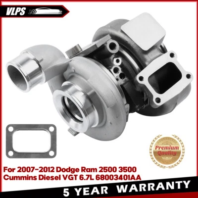 Turbo charger For 2007-2012 Dodge Ram 2500 3500 Cummins Diesel 6.7L 68003401AA~ Foto 1 de 4