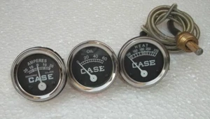 for Case Tractors D,DI,DO,L,LA,LAI,RC,S,SC,SI,SO,400,600Temp Oil Amp Gauge Set@v - Picture 1 of 3