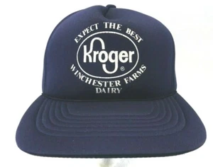 Vintage Kroger Dairy Farm Hat Expect The Best Adjustable Snapback Cap Supreme  - Picture 1 of 8