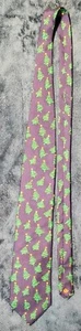 Alynn Neckwear Christmas Tree (With a Twist) Tie - 100% Silk - Picture 1 of 7