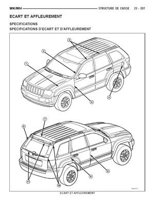 manuel atelier entretien réparation technique Jeep Grand Cherokee WH - WK - Fr - Photo 1/4